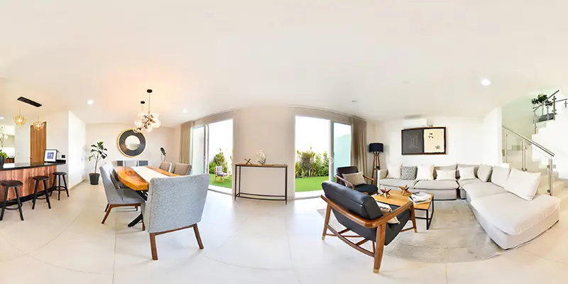 Planta Alta Casa Castello: Habitaciones con baño privado y cancelería de cristal templado