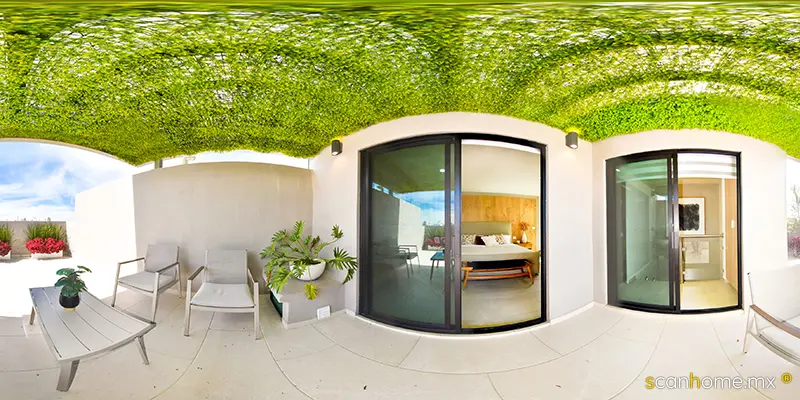 Tercer Nivel Modelo Scordia Plus: Habitación Roof y terraza con pérgola incluida