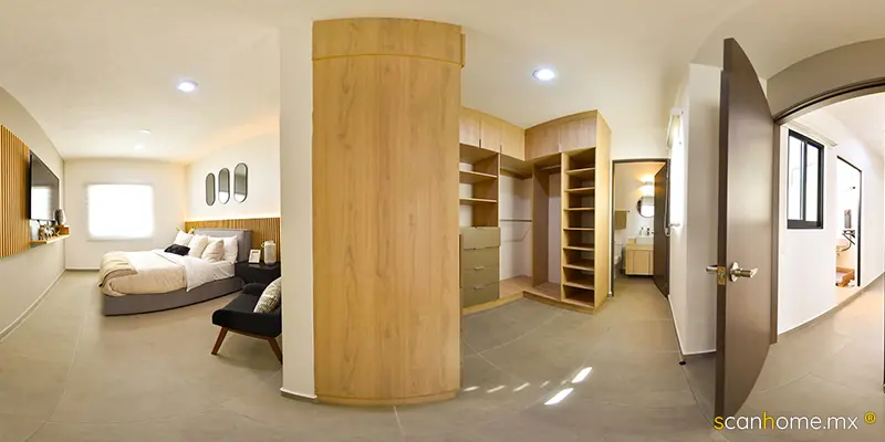 Habitación Principal con vestidor y baño privado - Modelo Tarento