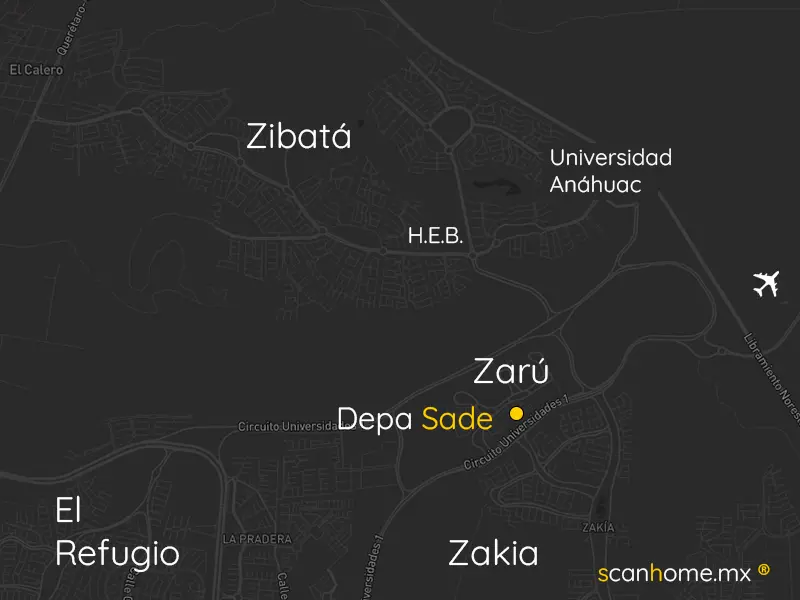 Ubicación estratégica Depa Sade A en Lucasta, Zarú