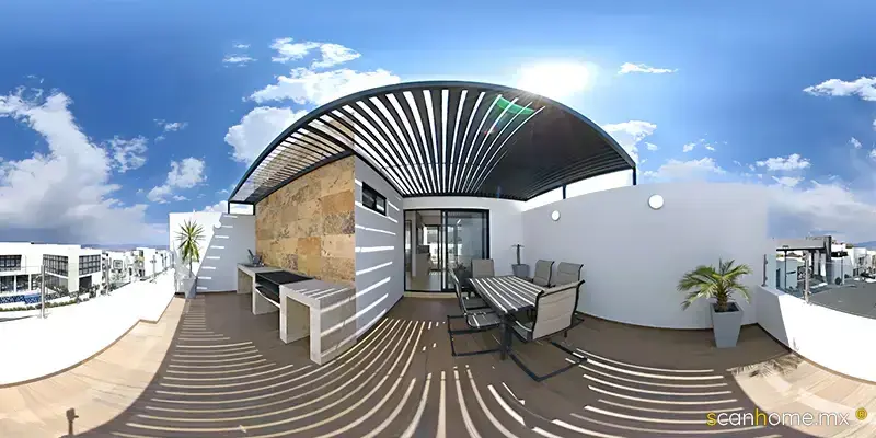 Rooftop Modelo Olivo: Doble terraza y estación de asador integrada